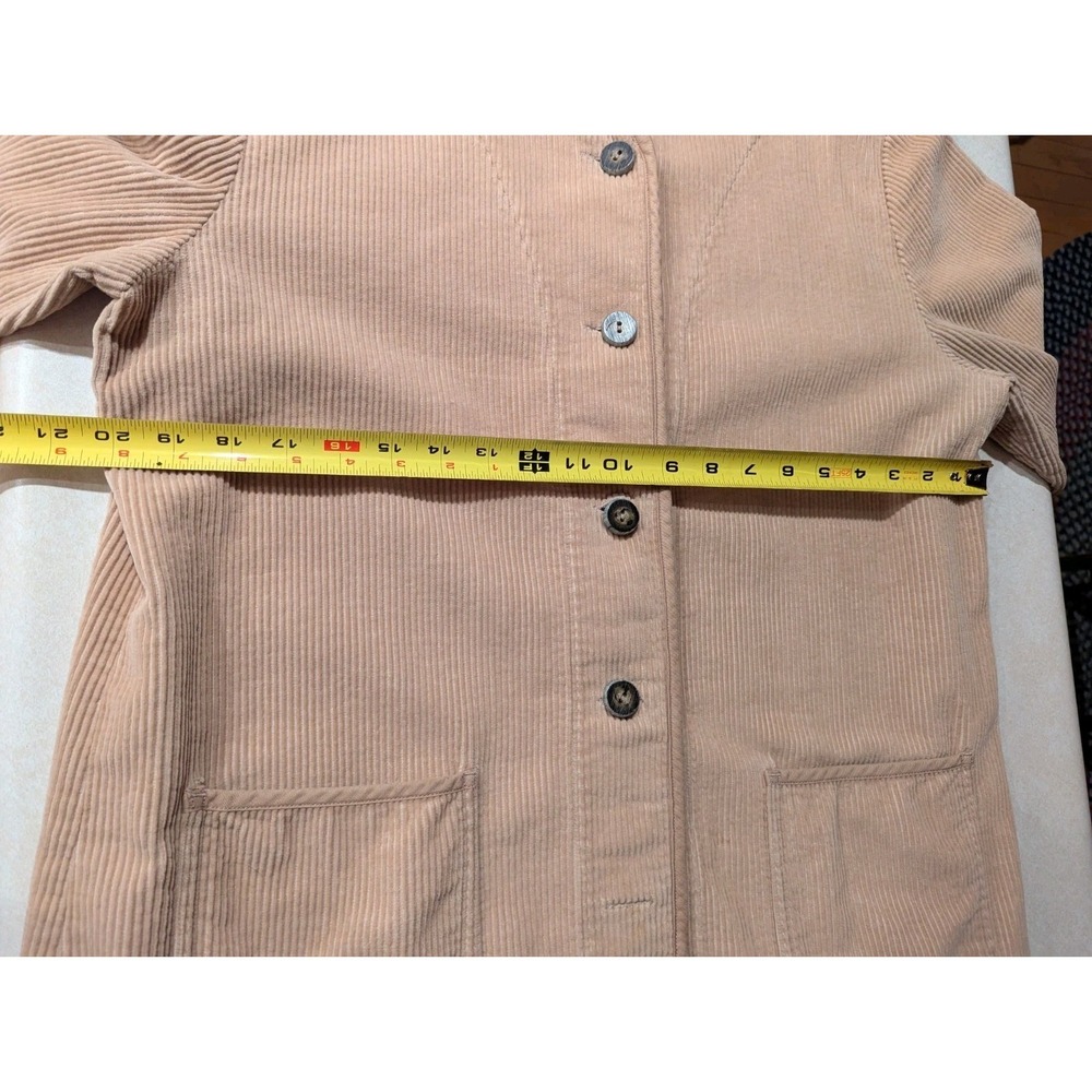 Orvis Jacket Womens 14 Tan Vintage Corduroy Button Front 2PC Set High Waist Pant - Picture 10 of 16